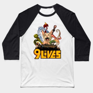 Nine lives Baseball T-Shirt